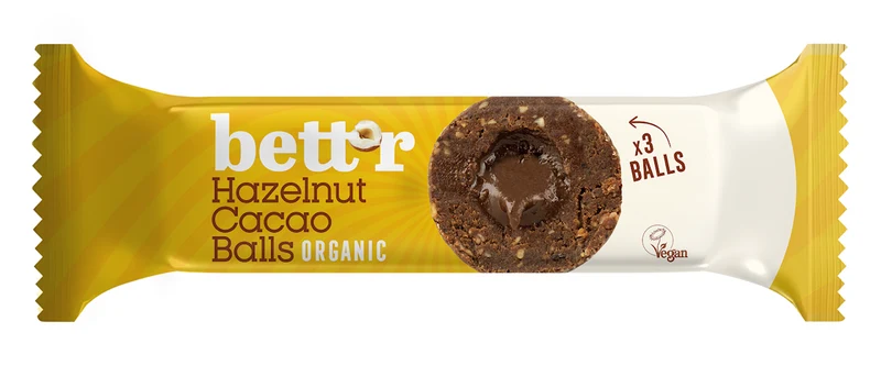 Glutenfreie NUTRITIONS- UND KOSTENBALLEN BIO (3 x 15 g) 45 g - BETT'R