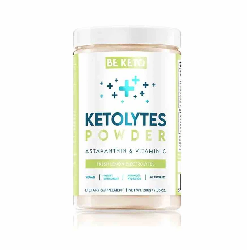 BeKeto Electrolytes Ketolytes Powder - Fresh Lemon 200g