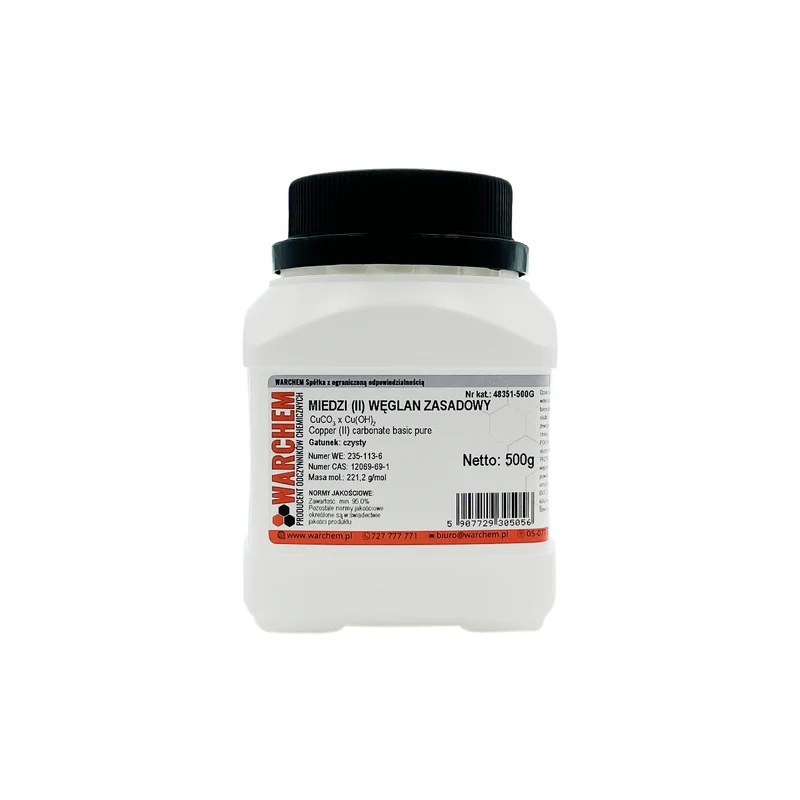 KUPFER(II)-KARBONAT alkalisch - rein 500g WARCHEM