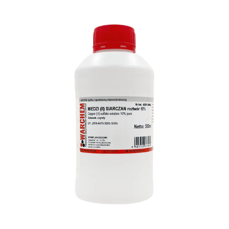 KUPFER(II) SULPHAT 10%ige Lösung - rein 500ml WARCHEM