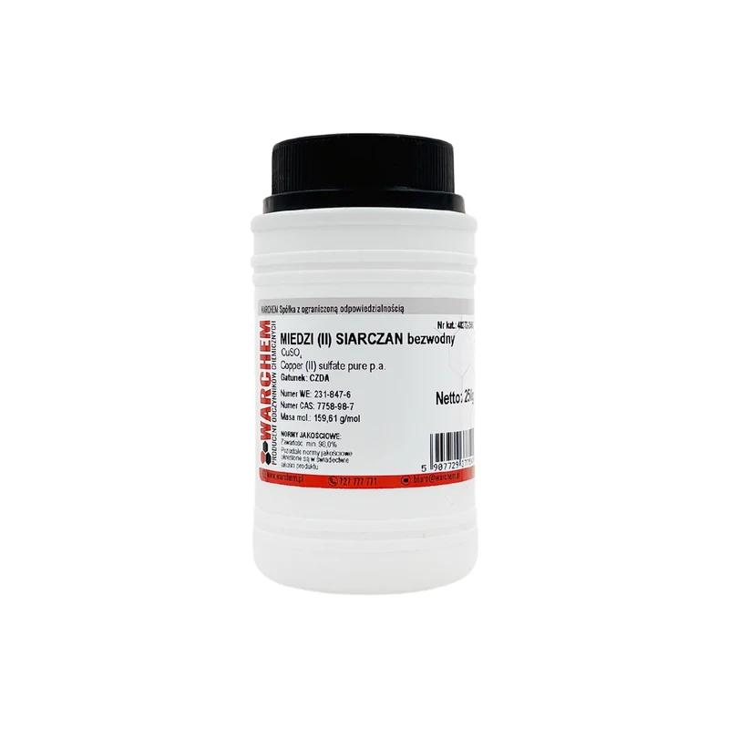 KUPFER(II)-SULPHAT wasserfrei - CZDA 250g WARCHEM