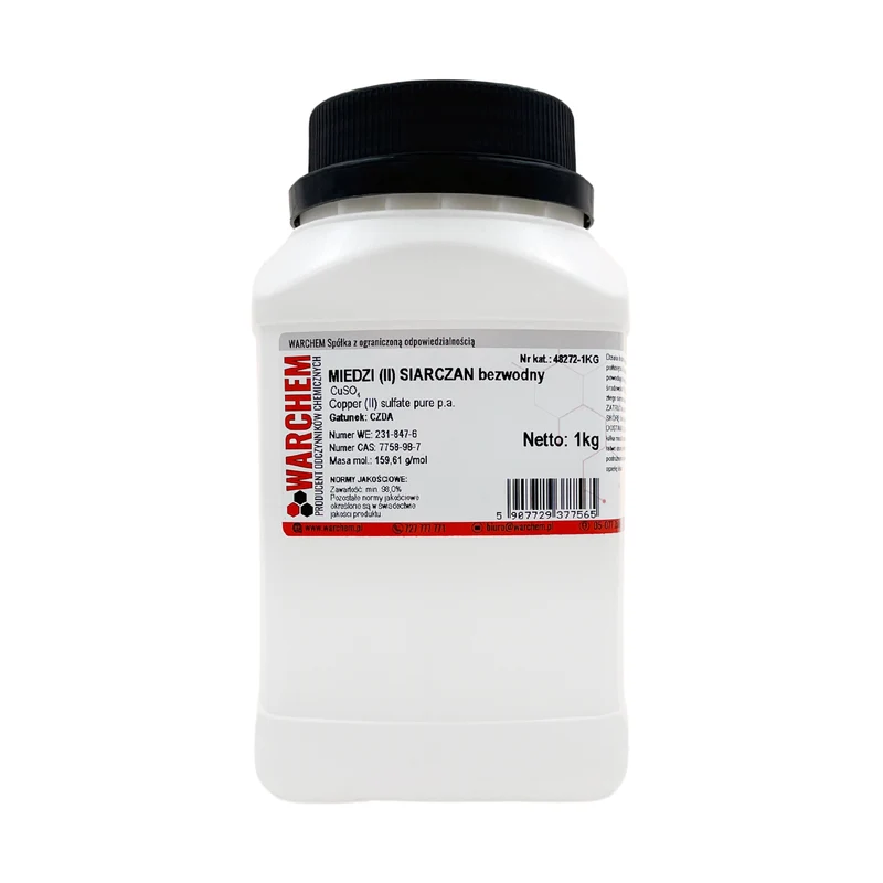KUPFER(II)-SULPHAT wasserfrei - CZDA 1kg WARCHEM