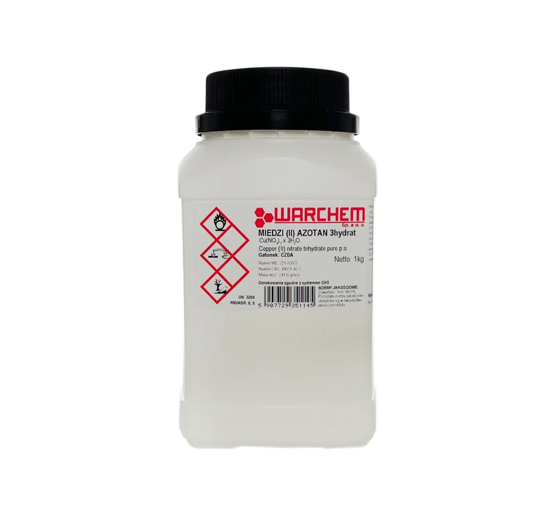 KUPFER(II)-NITRAT 3-Hydrat - CZDA 1kg WARCHEM
