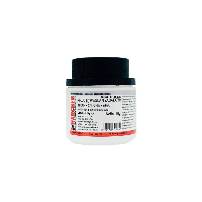 Nickelcarbonat (II) basisches Hydrat - rein 50g WARCHEM