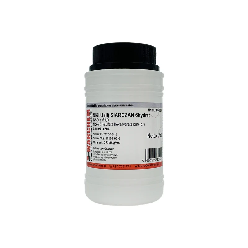 Nickelsulfat (II) 6hydrat - CZDA 250g WARCHEM