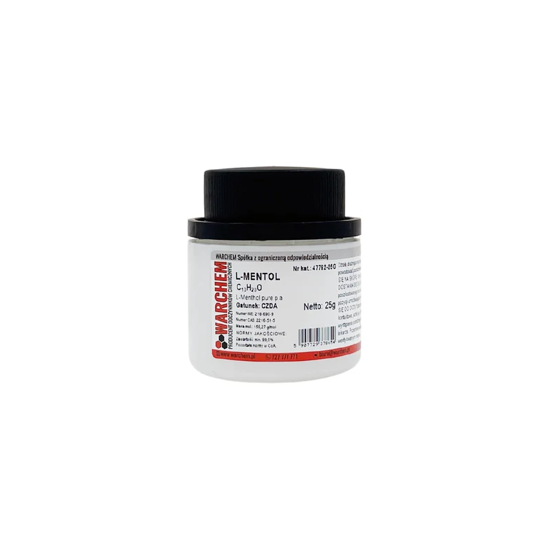 L-MENTOL - CZDA 25g WARCHEM