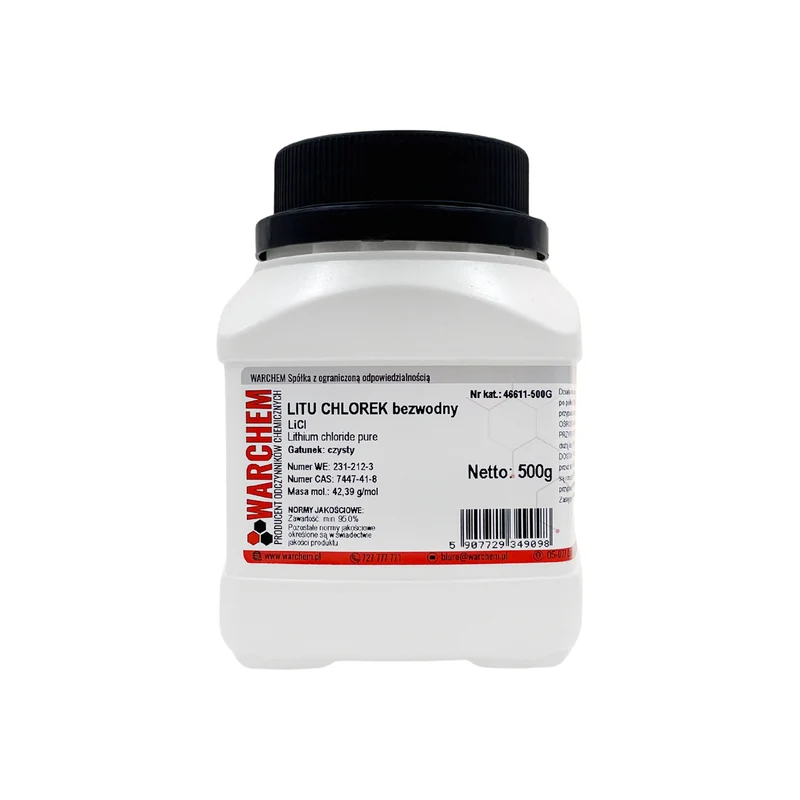 LITIUMCHLORID wasserfrei - rein 500g WARCHEM