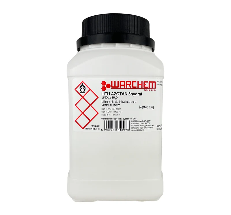 LITIUM-NITRAT 3-Hydrat - rein 1kg WARCHEM