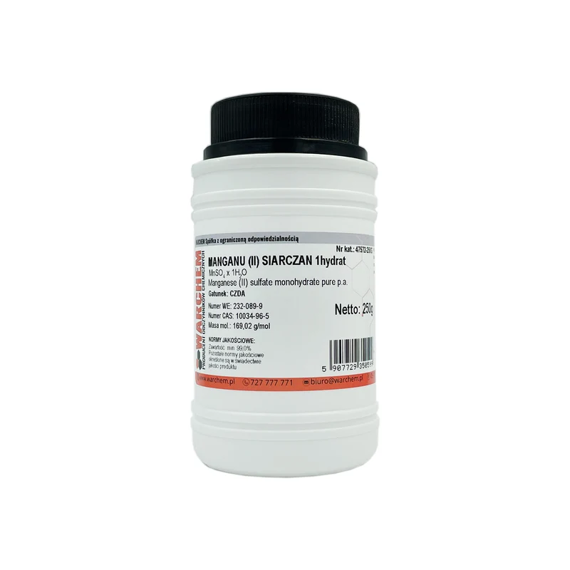 MANGAN (II) SULPHAT 1hydrat - CZDA 250g WARCHEM