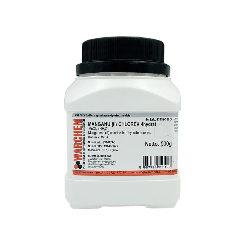 MANGAN (II) CHLORID 4-Hydrat - CZDA 500g WARCHEM