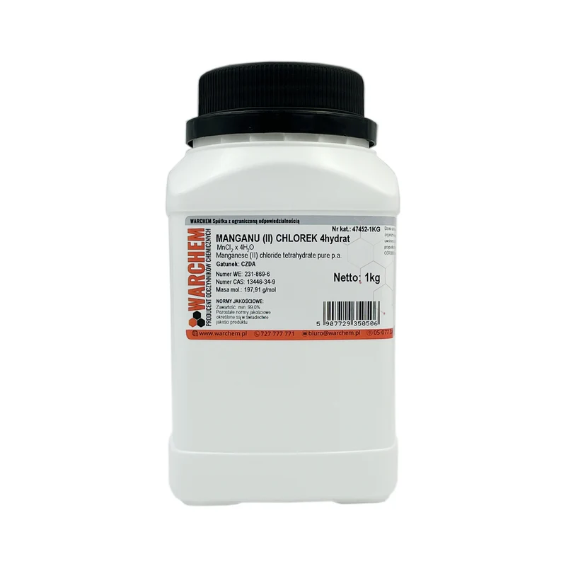 MANGANIUM(II)CHLORID 4-Hydrat - CZDA 1kg WARCHEM