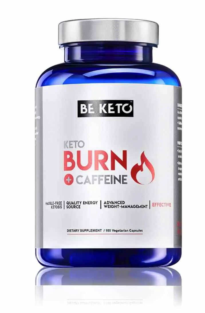 BeKeto Keto Burn avec caféine - brûleur de graisse 180 capsules