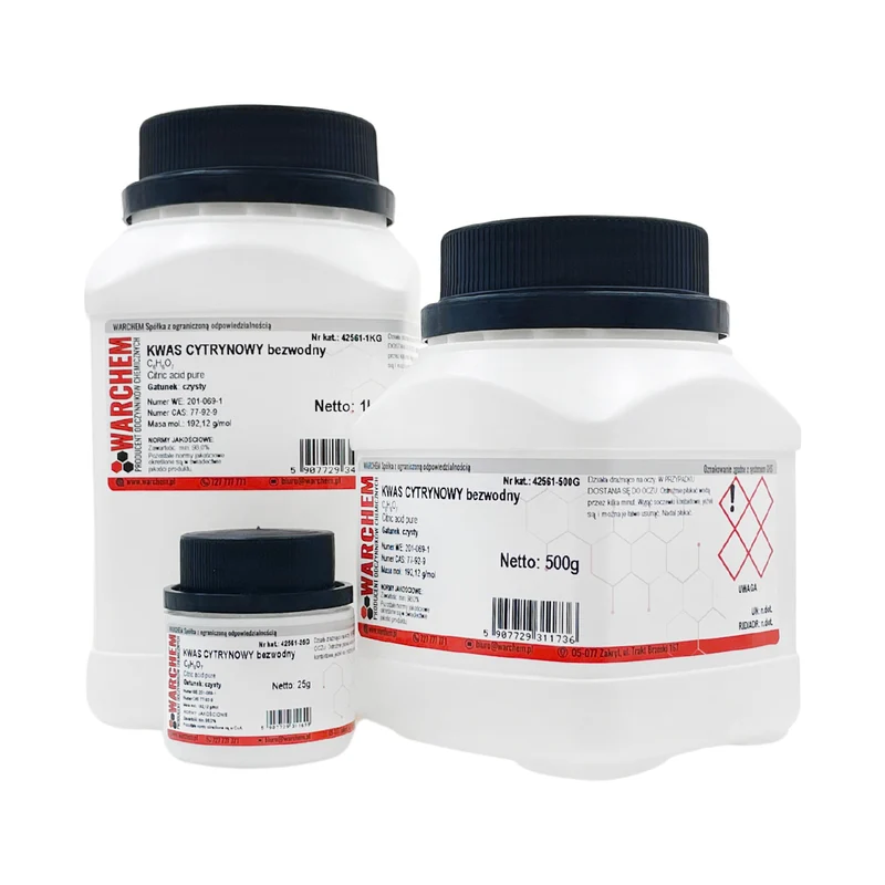 ZITRATSÄURE wasserfrei - rein 250g WARCHEM