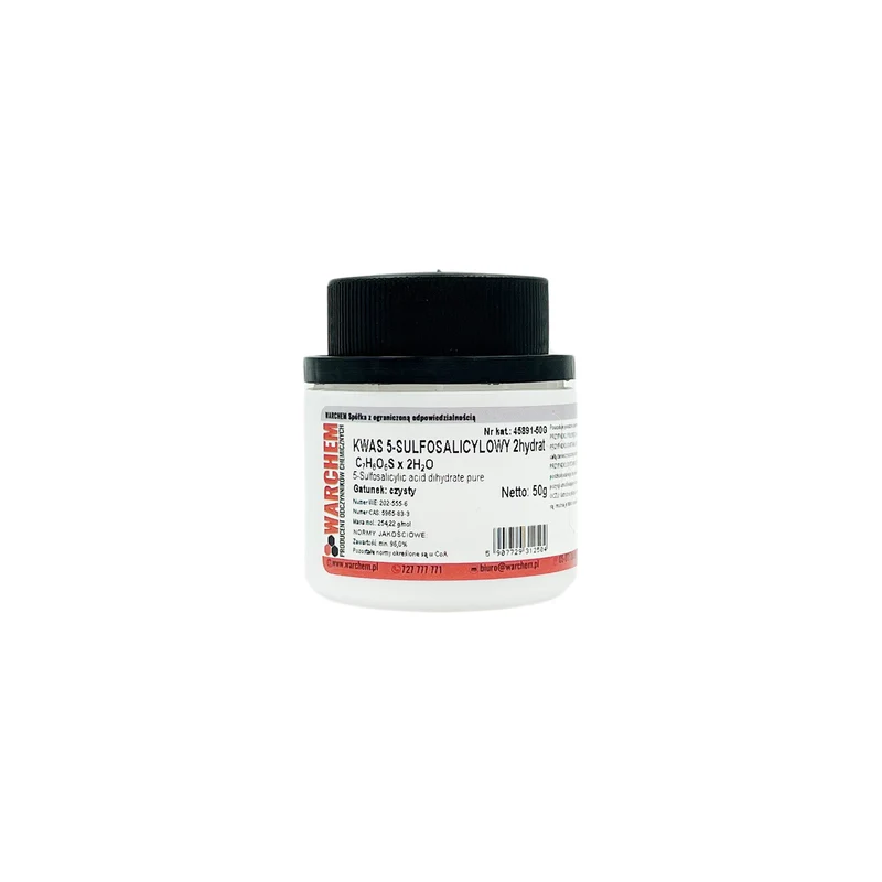 5-SULPHOSALISCHE SAUERSTOFFSÄURE 2-Hydrat - rein 50g WARCHEM