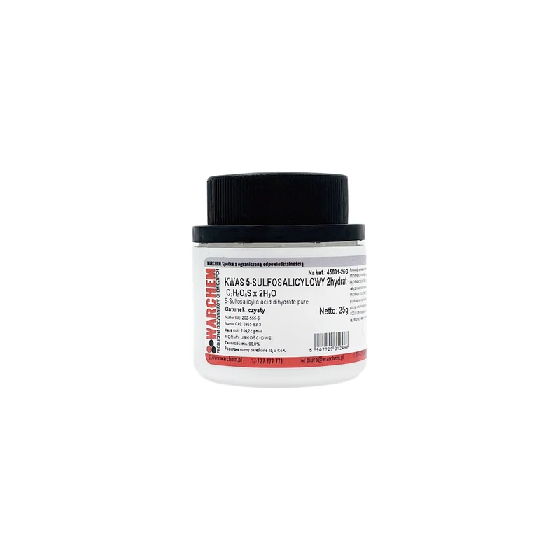 5-SULPHOSALISCHE SAUERSTOFFSÄURE 2-Hydrat - rein 25g WARCHEM