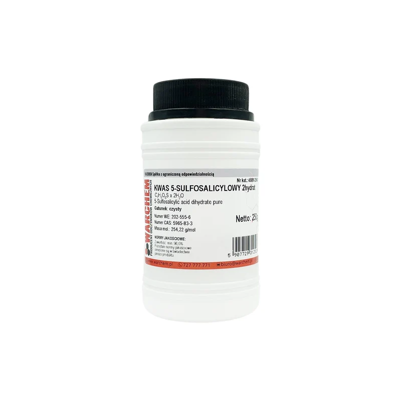 5-SULPHOSALISCHE SAUERSTOFFSÄURE 2-Hydrat - rein 250g WARCHEM