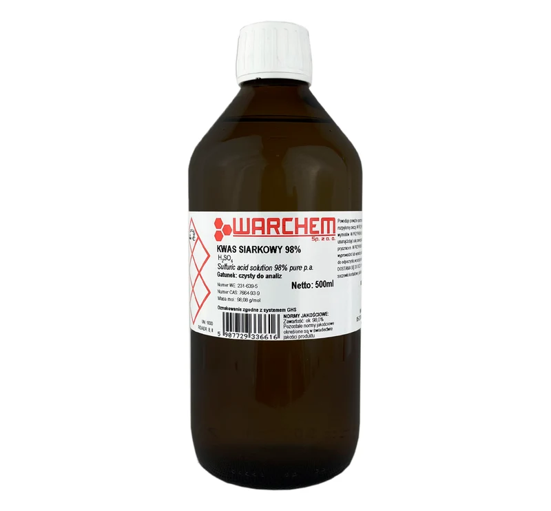 SCHWEFELSÄURE 98% - CZDA 500ml WARCHEM
