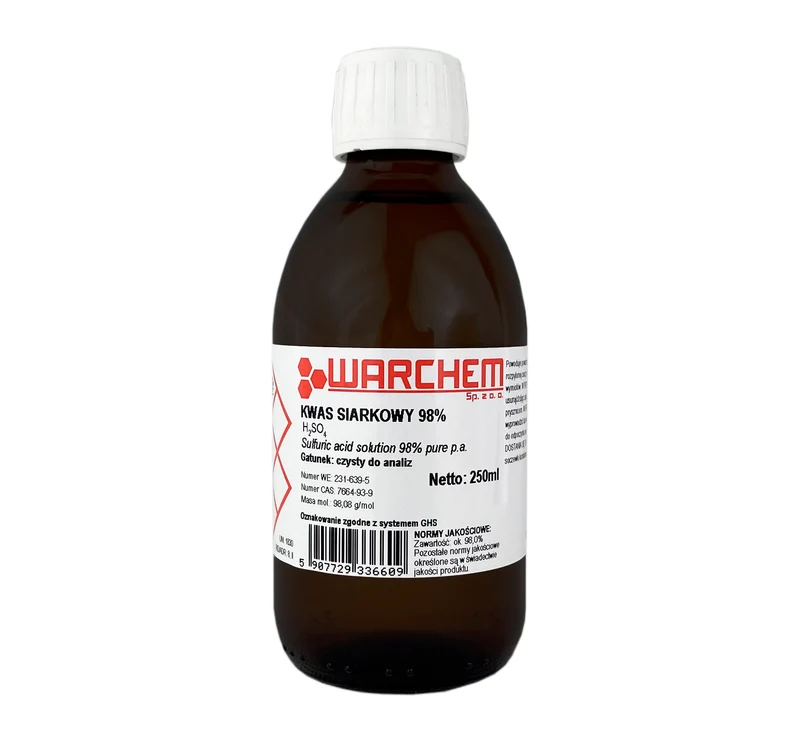 SCHWEFELSÄURE 98% - CZDA 250ml WARCHEM