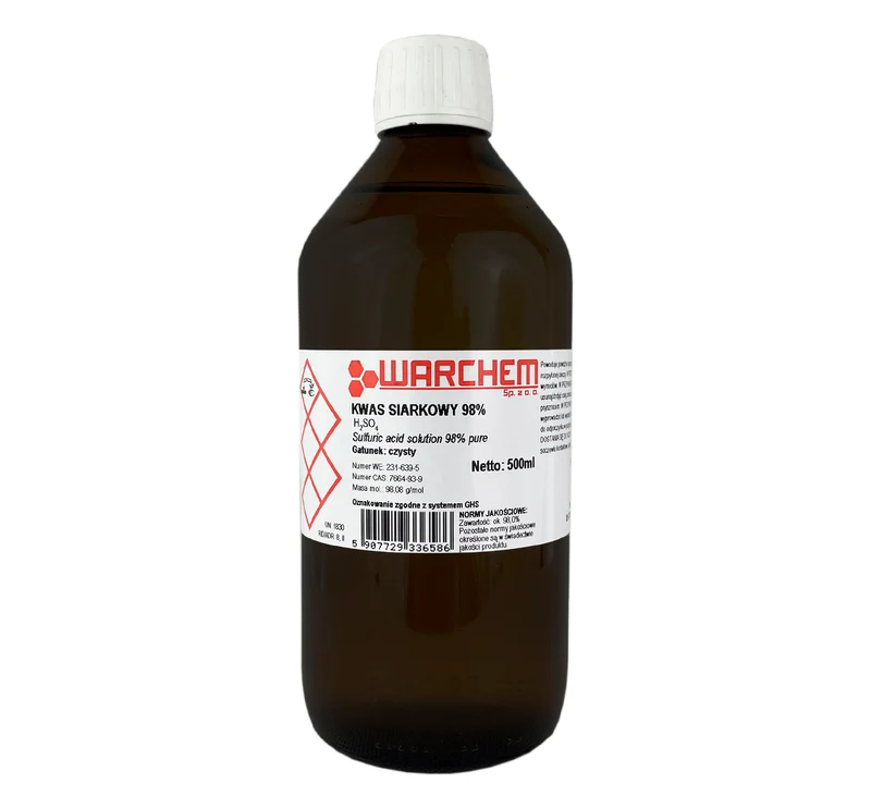 SCHWEFELSÄURE 98% - rein 500ml WARCHEM