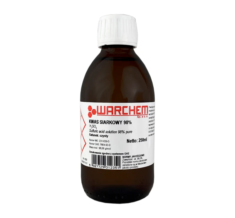 SCHWEFELSÄURE 98% - rein 250ml WARCHEM