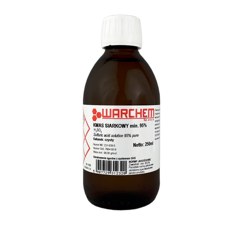 SCHWEFELSÄURE 95% - rein 250ml WARCHEM