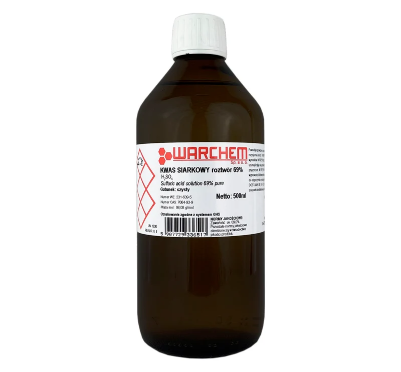 SCHWEFELSÄURE 69% - rein 500ml WARCHEM