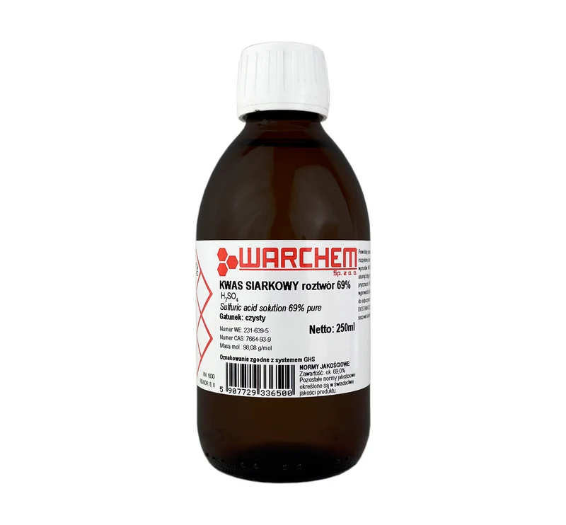 SCHWEFELSÄURE 69% - rein 250ml WARCHEM