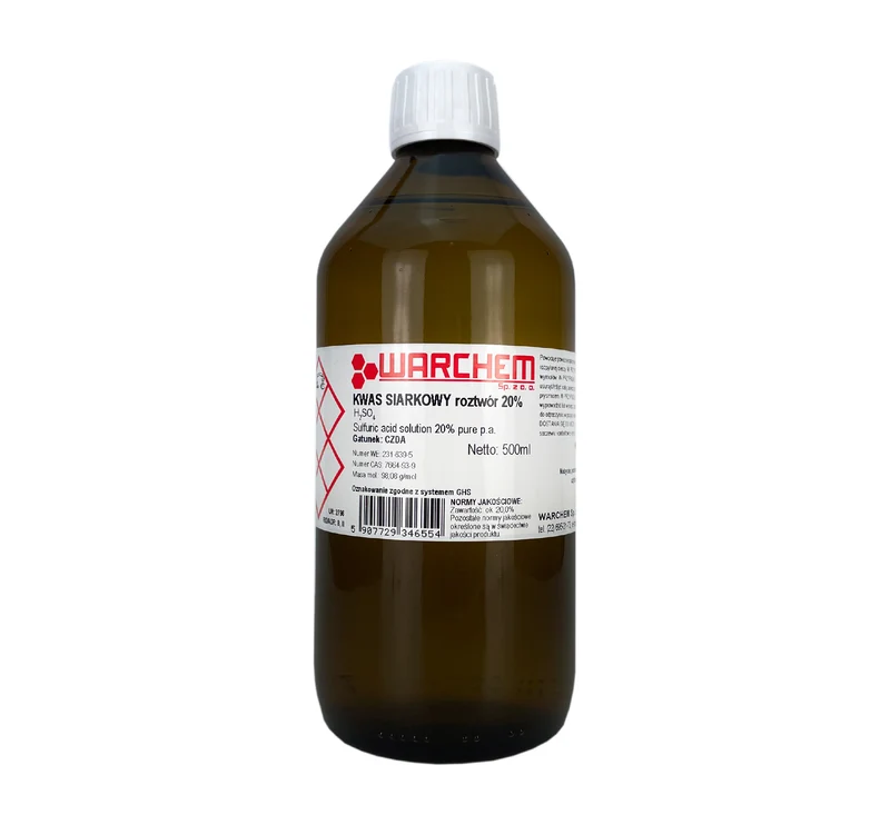 SCHWEFELSÄURE 20% - CZDA 500ml WARCHEM