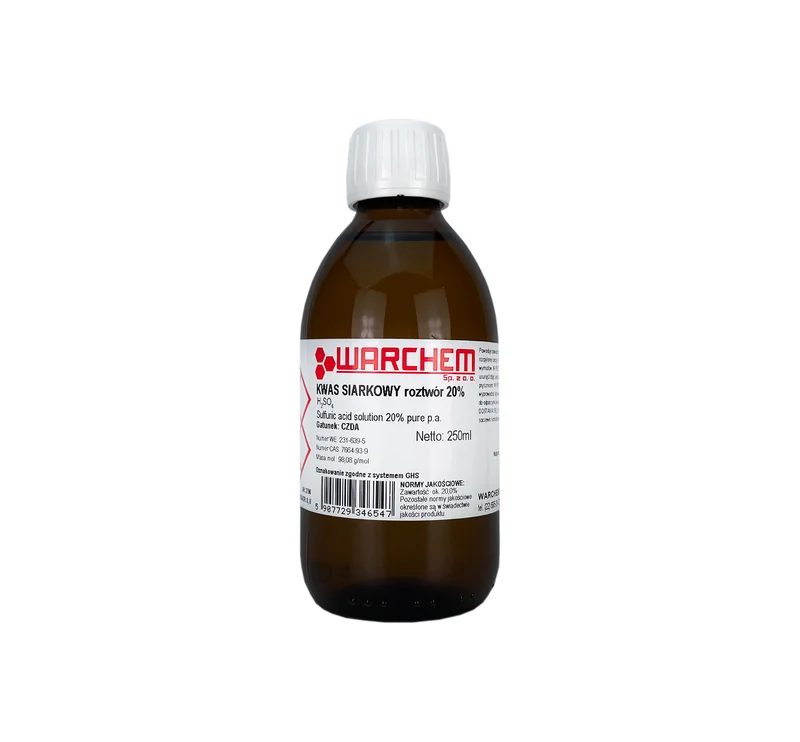 SCHWEFELSÄURE 20% - CZDA 250ml WARCHEM