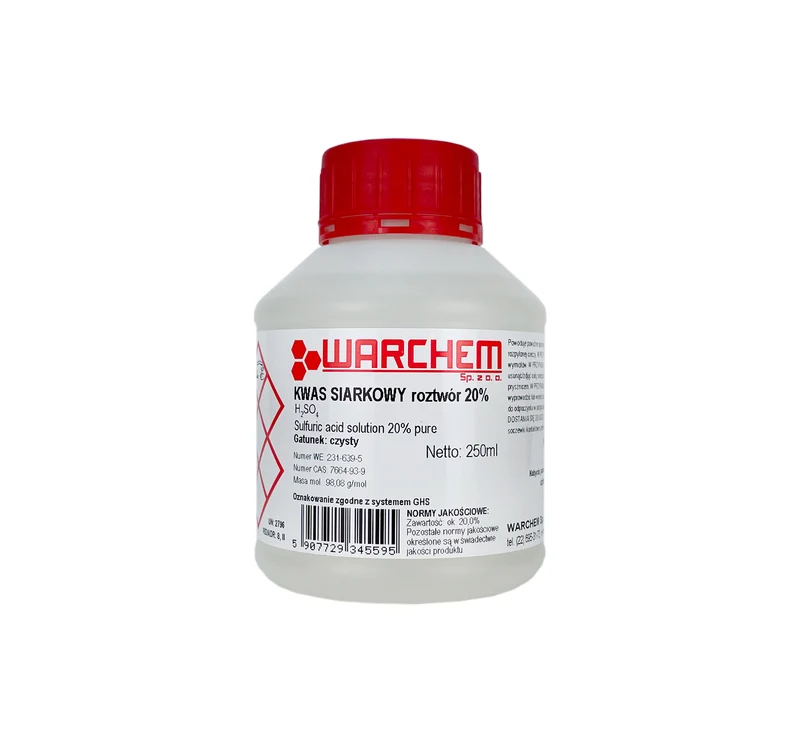 SCHWEFELSÄURE 20% - rein 250ml WARCHEM
