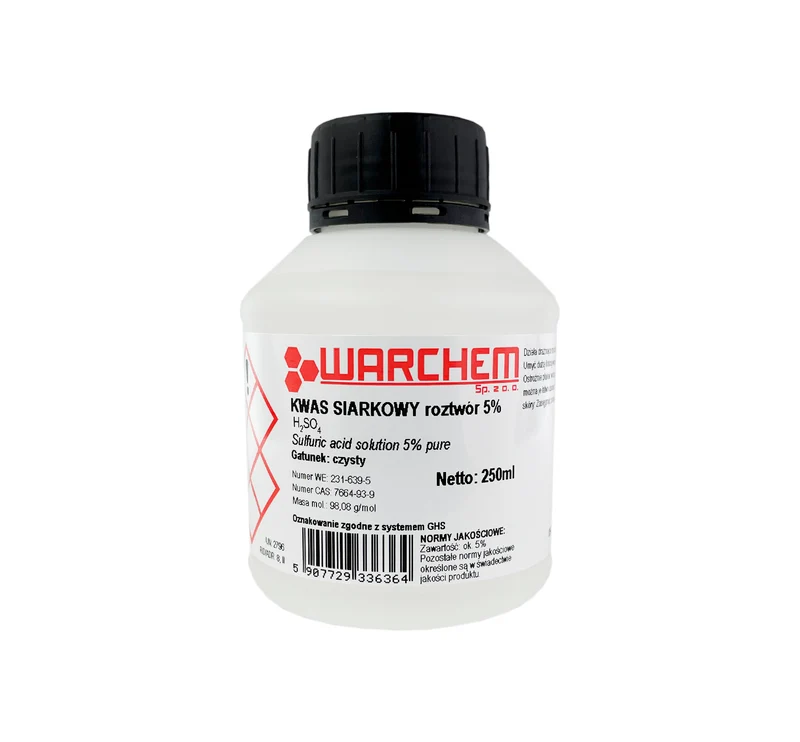 SCHWEFELSÄURE 5% - rein 250ml WARCHEM