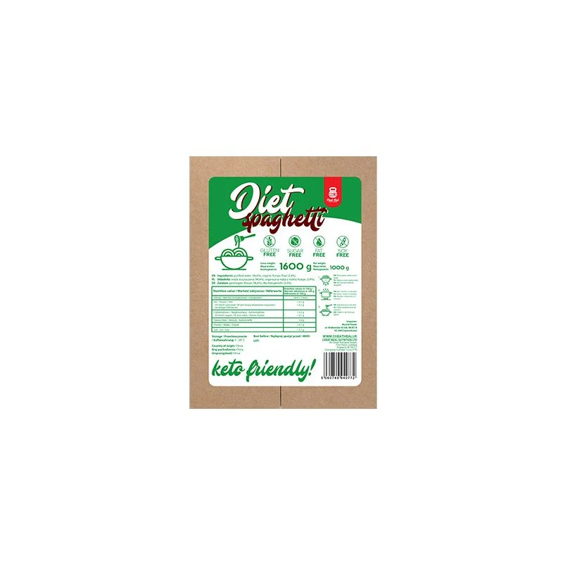 Cheat Meal Konjac Diät Spaghetti-Nudeln 1,6 kg/ 1 kg