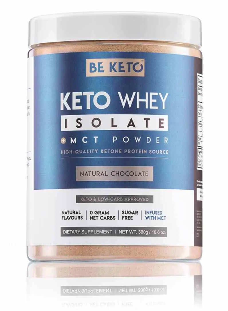 BeKeto Protein Isolat mit MCT-Schokoladengeschmack 300g
