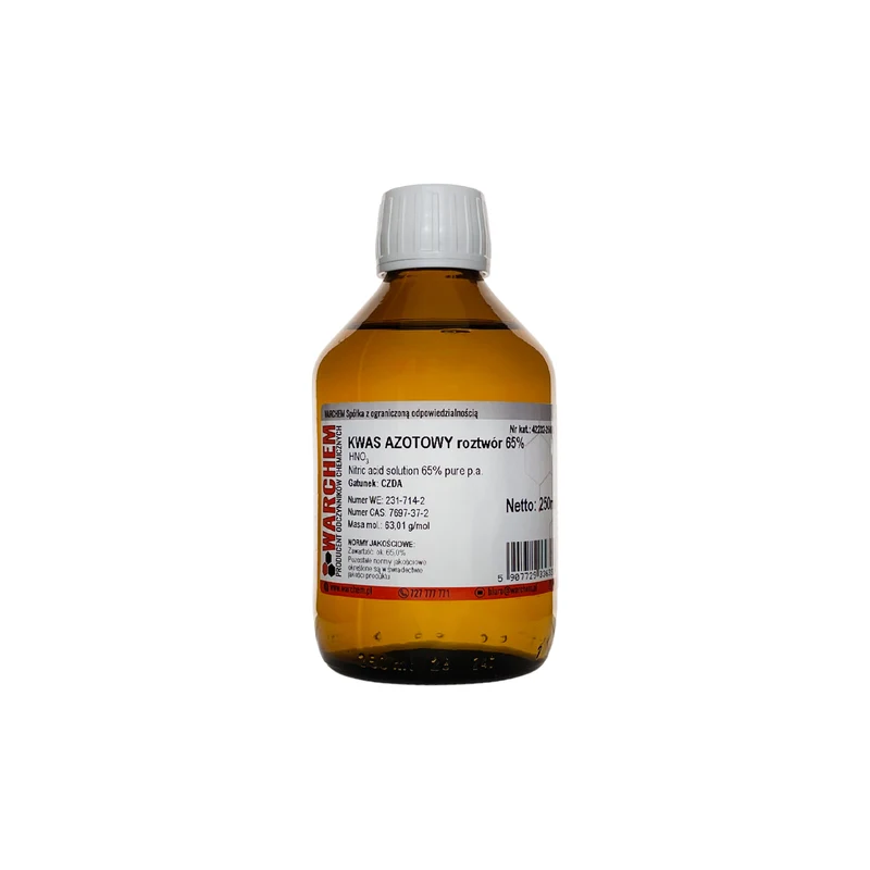Salpetersäure 65%ige Lösung - CZDA 250ml WARCHEM