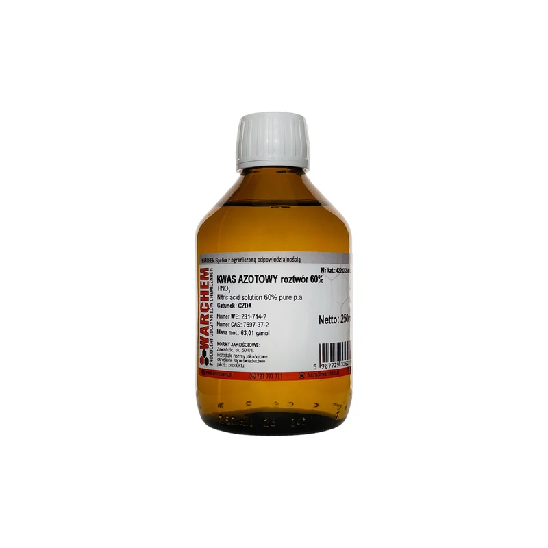 Salpetersäure 60%ige Lösung - CZDA 250ml WARCHEM