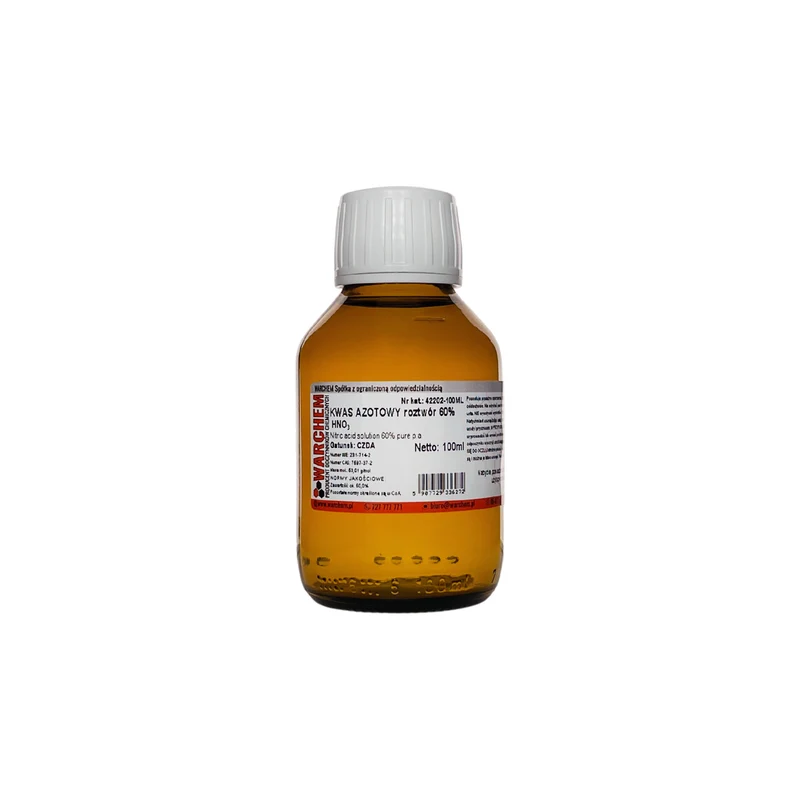 Salpetersäure 60%ige Lösung - CZDA 100ml WARCHEM