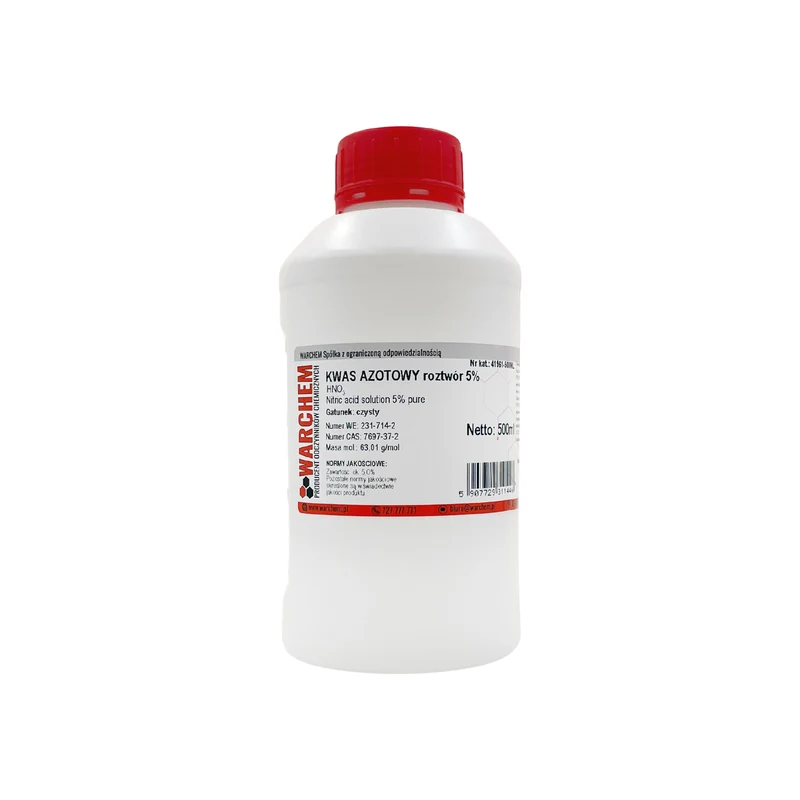 Salpetersäure 5%ige Lösung - rein 500ml WARCHEM