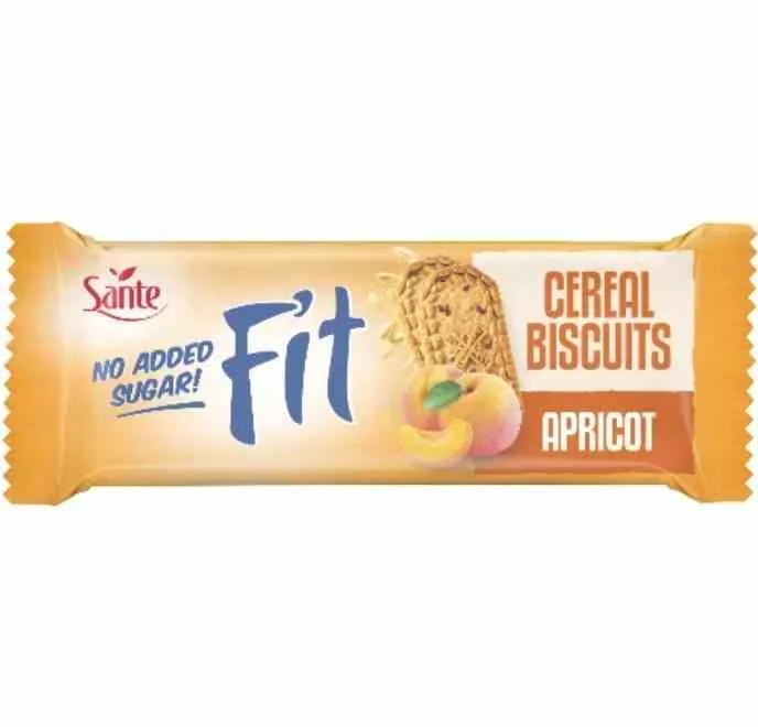 Sante Fit Müsli Kekse mit Aprikose Zuckerfrei 50g
