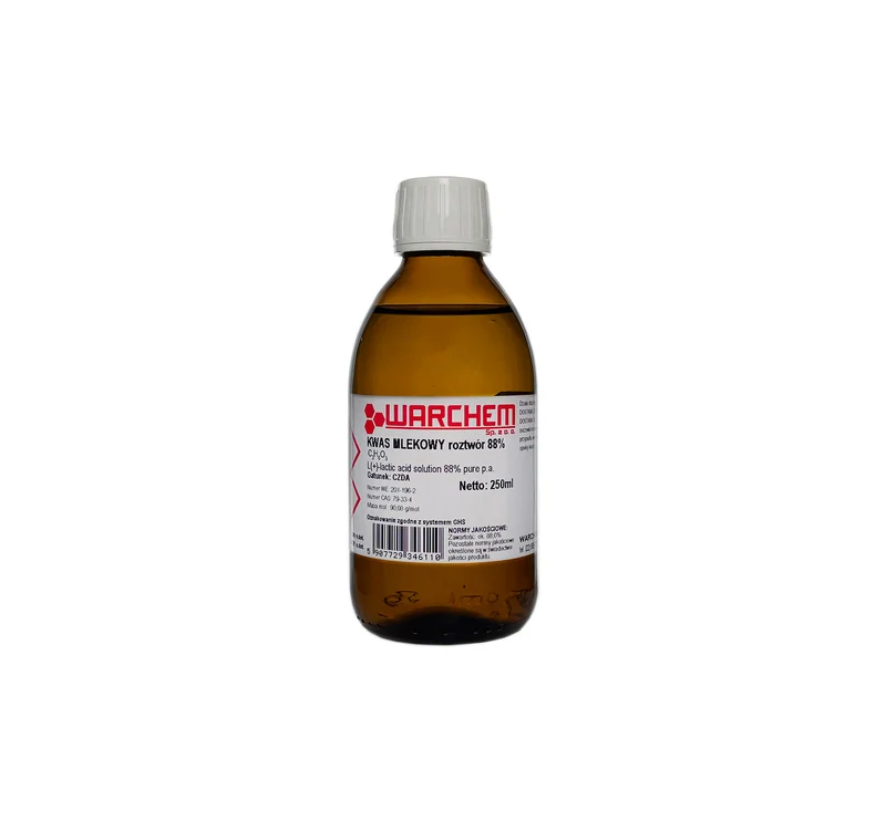 LACTIC ACID 88% - CZDA 250ml WARCHEM
