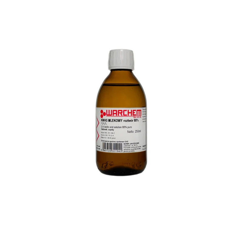 LACTIC ACID 88% - rein 250ml WARCHEM