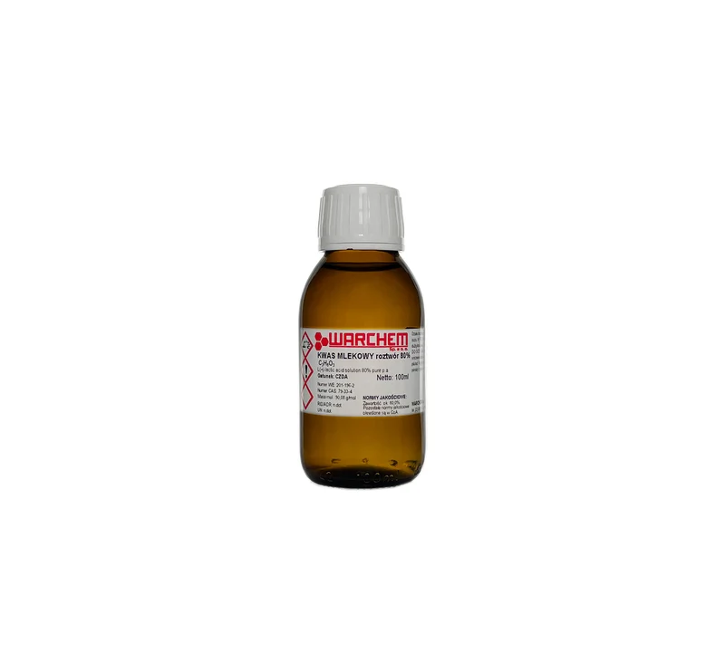 LACTIC ACID 80% - CZDA 100ml WARCHEM