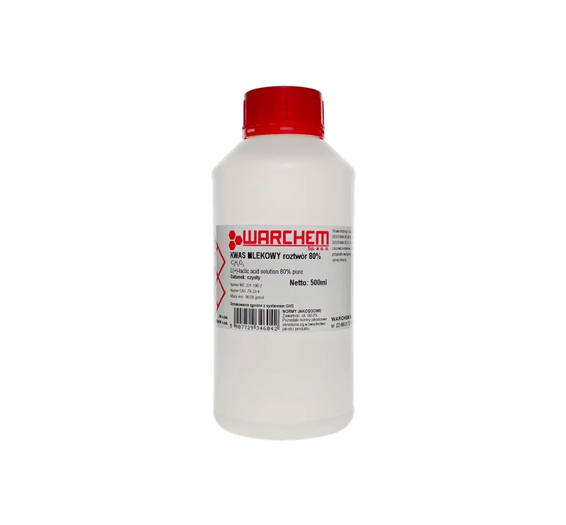 LACTIC ACID 80% - rein 500ml WARCHEM