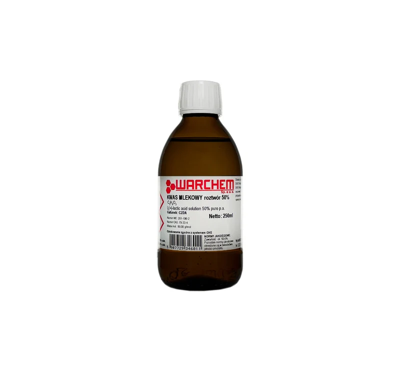 LACTIC ACID 50% - CZDA 250ml WARCHEM