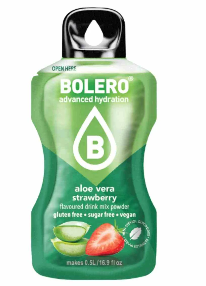 Bolero Instant Drink Sticks Aloe Vera Erdbeere 3g