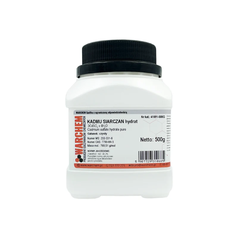 CADMI SULPHATE hydrate - rein 500g WARCHEM