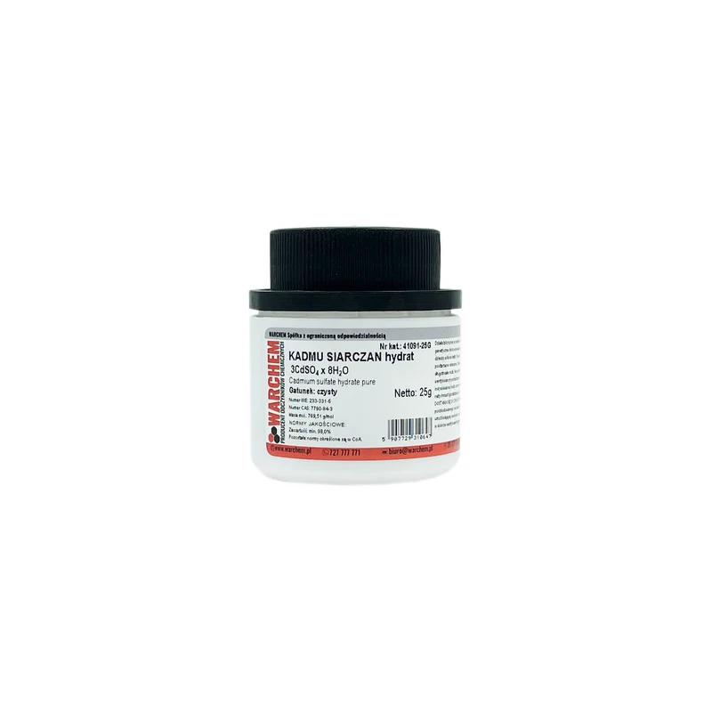 CADMIUM SULPHATE hydrate - rein 25g WARCHEM