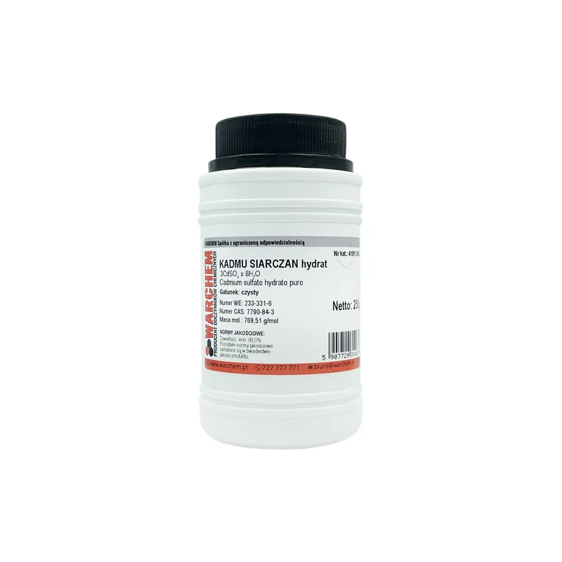 CADMI SULPHATE hydrate - rein 250g WARCHEM