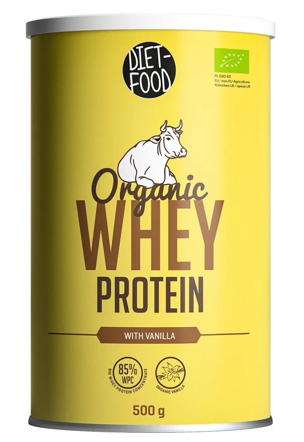 WANILLA-FREE WHEY PROTEIN (WPC Concentrate 85) BIO 500 g - DIET-FOOD