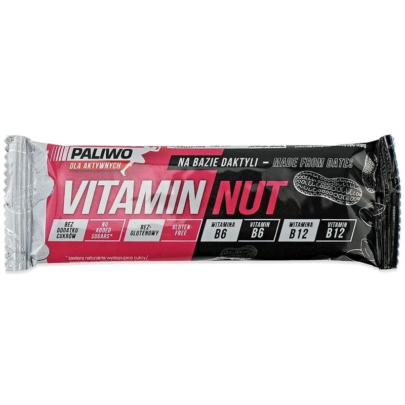 VITAMIN-NUSSBATON MIT B6 UND B12-Vitaminen glutenfrei 50 g - TREIBSTOFF FÜR AKTIVISTEN