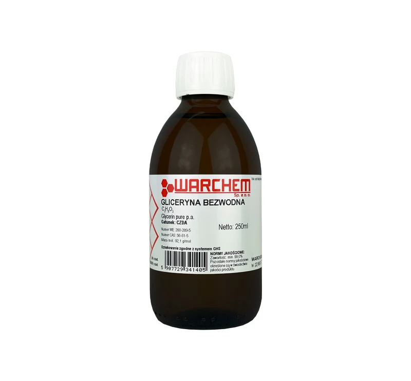 wasserfreies GLYCERIN - CZDA 250ml WARCHEM
